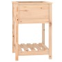 Jardinera con estante de madera maciza de pino 54x54x81 cm de vidaXL, Maceteros y jardineras - Ref: Foro24-823773, Precio: 55...