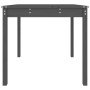 Mesa de jardín madera maciza pino gris 82,5x82,5x76 cm en Mesas de jardín | Comprar online en Foru.es