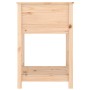 Jardinera con estante de madera maciza de pino 54x54x81 cm de vidaXL, Maceteros y jardineras - Ref: Foro24-823773, Precio: 55...