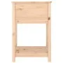 Jardinera con estante de madera maciza de pino 54x54x81 cm de vidaXL, Maceteros y jardineras - Ref: Foro24-823773, Precio: 55...