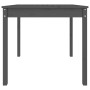 Mesa de jardín madera maciza pino gris 82,5x82,5x76 cm en Mesas de jardín | Comprar online en Foru.es