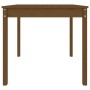 Mesa de jardín madera maciza pino marrón miel 82,5x82,5x76 cm en Mesas de jardín | Comprar online en Foru.es