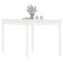 Mesa de jardín madera maciza pino blanco 121x82,5x76 cm en Mesas de jardín | Comprar online en Foru.es