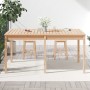 Mesa de jardín madera maciza de pino 159,5x82,5x76 cm en Mesas de jardín | Comprar online en Foru.es