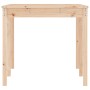 Mesa de jardín madera maciza de pino 159,5x82,5x76 cm en Mesas de jardín | Comprar online en Foru.es