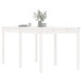 Mesa de jardín madera maciza pino blanco 159,5x82,5x76 cm en Mesas de jardín | Comprar online en Foru.es