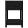Jardinera con estante madera maciza de pino negro 82,5x54x81 cm de vidaXL, Maceteros y jardineras - Ref: Foro24-823784, Preci...