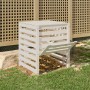 Compostador de madera maciza de pino blanco 63,5x63,5x77,5 cm de vidaXL, Compostadores - Ref: Foro24-823809, Precio: 96,20 €,...