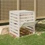 Compostador de madera maciza de pino blanco 63,5x63,5x77,5 cm de vidaXL, Compostadores - Ref: Foro24-823809, Precio: 97,05 €,...