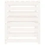 Compostador de madera maciza de pino blanco 63,5x63,5x77,5 cm de vidaXL, Compostadores - Ref: Foro24-823809, Precio: 97,05 €,...
