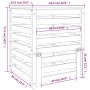 Compostador de madera maciza de pino blanco 63,5x63,5x77,5 cm de vidaXL, Compostadores - Ref: Foro24-823809, Precio: 96,20 €,...