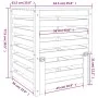 Compostador de madera maciza de pino blanco 63,5x63,5x77,5 cm de vidaXL, Compostadores - Ref: Foro24-823809, Precio: 97,05 €,...