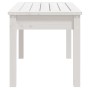 Banco de jardín madera maciza pino blanco 80x44x45 cm en Bancos de jardín | Comprar online en Foru.es