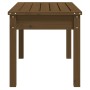 Banco de jardín madera maciza pino marrón miel 80x44x45 cm en Bancos de jardín | Comprar online en Foru.es