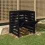 Compostador de madera maciza de pino negro 63,5x63,5x77,5 cm de vidaXL, Compostadores - Ref: Foro24-823812, Precio: 109,29 €,...