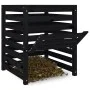 Compostador de madera maciza de pino negro 63,5x63,5x77,5 cm de vidaXL, Compostadores - Ref: Foro24-823812, Precio: 109,29 €,...