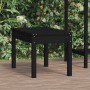 Banco de jardín madera maciza pino negro 80x44x45 cm en Bancos de jardín | Comprar online en Foru.es