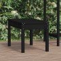Banco de jardín madera maciza pino negro 80x44x45 cm en Bancos de jardín | Comprar online en Foru.es