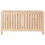 Caja de almacenaje jardín madera maciza de pino 115x49x60 cm de vidaXL, Cajas de almacenaje para exteriores - Ref: Foro24-823...
