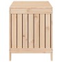 Caja de almacenaje jardín madera maciza de pino 115x49x60 cm de vidaXL, Cajas de almacenaje para exteriores - Ref: Foro24-823...