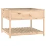 Jardinera con estante madera maciza de pino 111,5x111,5x81 cm de vidaXL, Maceteros y jardineras - Ref: Foro24-823801, Precio:...