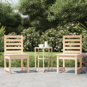 Sillas de jardín 2 uds madera maciza pino 50x48x91,5 cm en Sillas de jardín | Comprar online en Foru.es