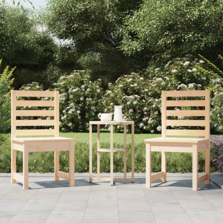 Sillas de jardín 2 uds madera maciza pino 50x48x91,5 cm en Sillas de jardín | Comprar online en Foru.es