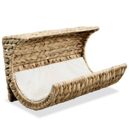 Cama para gato con cojín de jacinto de agua 35x18x18 cm de vidaXL, Camas para gatos - Ref: Foro24-245496, Precio: 38,80 €, De...