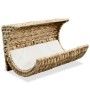 Cama para gato con cojín de jacinto de agua 35x18x18 cm de vidaXL, Camas para gatos - Ref: Foro24-245496, Precio: 38,80 €, De...