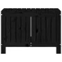 Caja de almacenaje jardín madera de pino negro 76x42,5x54 cm de vidaXL, Cajas de almacenaje para exteriores - Ref: Foro24-823...
