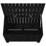 Caja de almacenaje jardín madera de pino negro 76x42,5x54 cm de vidaXL, Cajas de almacenaje para exteriores - Ref: Foro24-823...