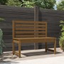 Banco de jardín madera maciza pino marrón miel 109 cm en Bancos de jardín | Comprar online en Foru.es