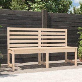 Banco de jardín madera maciza pino 157,5 cm en Bancos de jardín | Comprar online en Foru.es