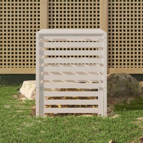 Compostador de madera maciza de pino blanco 82,5x82,5x99,5 cm de vidaXL, Compostadores - Ref: Foro24-823816, Precio: 119,02 €...