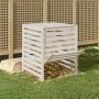 Compostador de madera maciza de pino blanco 82,5x82,5x99,5 cm de vidaXL, Compostadores - Ref: Foro24-823816, Precio: 117,89 €...