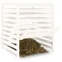 Compostador de madera maciza de pino blanco 82,5x82,5x99,5 cm de vidaXL, Compostadores - Ref: Foro24-823816, Precio: 117,89 €...