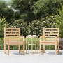 Sillas de jardín 2 uds madera maciza pino 60x48x91 cm en Sillas de jardín | Comprar online en Foru.es