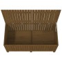 Caja de almacenaje jardín madera pino marrón miel 147x68x64 cm de vidaXL, Cajas de almacenaje para exteriores - Ref: Foro24-8...