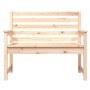 Banco de jardín madera maciza de pino 109x48x91,5 cm en Bancos de jardín | Comprar online en Foru.es
