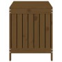 Caja de almacenaje jardín madera pino marrón miel 115x49x60 cm de vidaXL, Cajas de almacenaje para exteriores - Ref: Foro24-8...