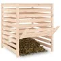 Compostador de madera maciza de pino 82,5x82,5x99,5 cm de vidaXL, Compostadores - Ref: Foro24-823815, Precio: 135,87 €, Descu...