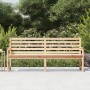 Banco de jardín madera maciza de pino 203,5x48x91,5 cm en Bancos de jardín | Comprar online en Foru.es