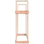 Leñero de madera maciza de Douglas 110x35x108,5 cm de vidaXL, Accesorios para bolsas y soportes de leña - Ref: Foro24-823862,...