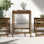 Mesa de jardín madera maciza pino marrón miel 82,5x82,5x110 cm en Mesas de jardín | Comprar online en Foru.es