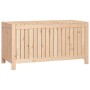 Caja de almacenaje jardín madera maciza de pino 121x55x64 cm de vidaXL, Cajas de almacenaje para exteriores - Ref: Foro24-823...