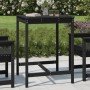 Mesa de jardín madera maciza pino negro 82,5x82,5x110 cm en Mesas de jardín | Comprar online en Foru.es