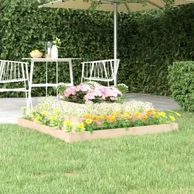 Jardinera de madera maciza de pino 110x110x27 cm de vidaXL, Maceteros y jardineras - Ref: Foro24-823871, Precio: 68,98 €, Des...