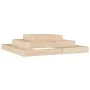 Jardinera de madera maciza de pino 110x110x27 cm de vidaXL, Maceteros y jardineras - Ref: Foro24-823871, Precio: 68,98 €, Des...