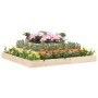 Jardinera de madera maciza de pino 110x110x27 cm de vidaXL, Maceteros y jardineras - Ref: Foro24-823871, Precio: 69,87 €, Des...