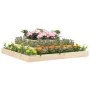 Jardinera de madera maciza de pino 110x110x27 cm de vidaXL, Maceteros y jardineras - Ref: Foro24-823871, Precio: 68,98 €, Des...